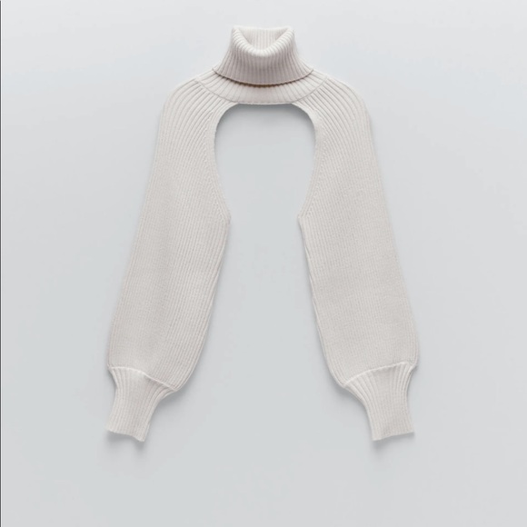 NWT Knit Arm Warmers with Turtleneck - Picture 11 of 11